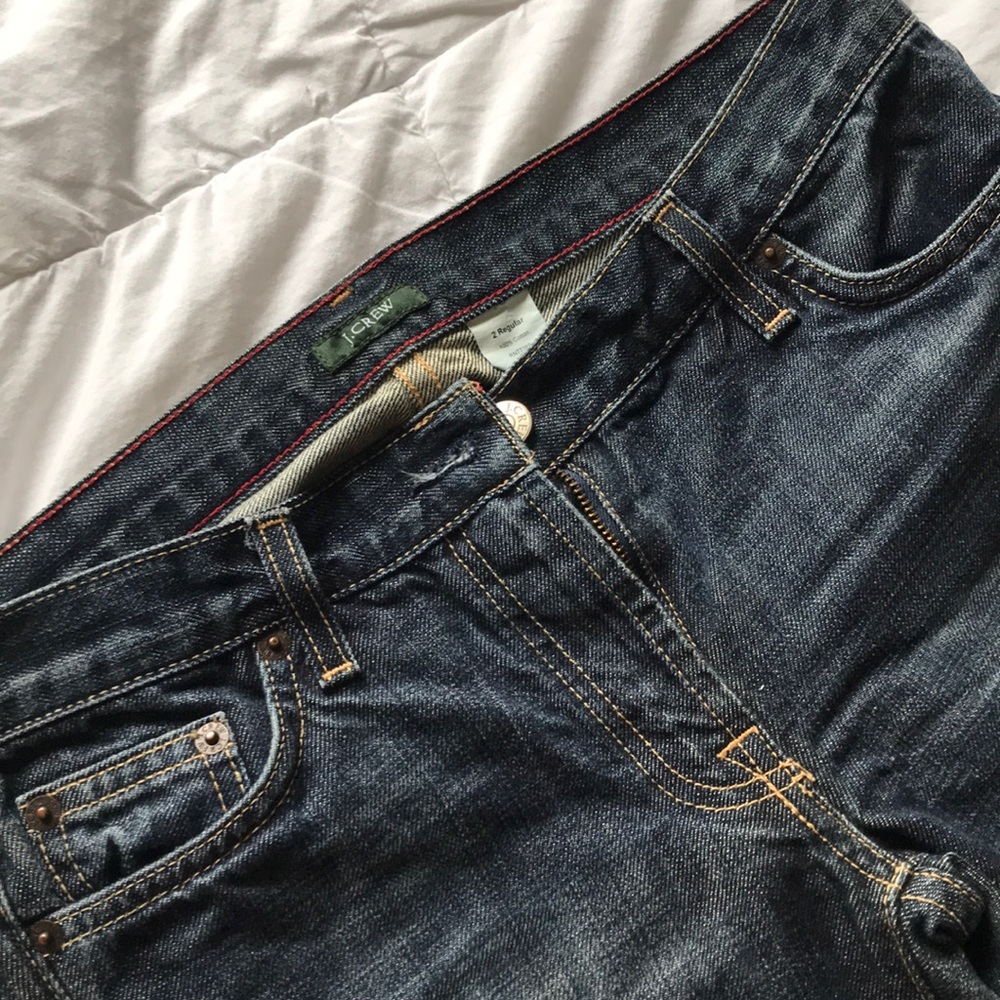 JCrew straight leg jean. Size 2.